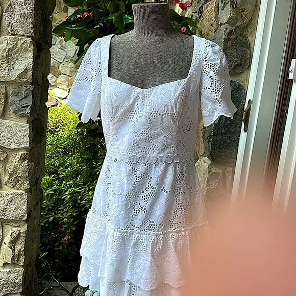 Lilly Pulitzer | Dresses | Lilly Pulitzer Bonni Eyelet Party Dress